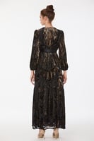 فستان طبع مخمل