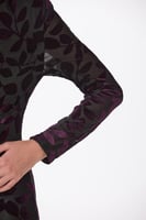 فستان طبع مخمل