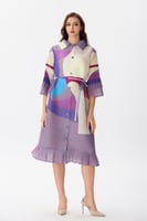 فستان بليسية متعدد الألوان