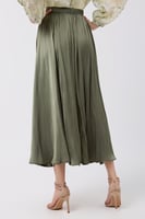 تنورة شيفون زيتي