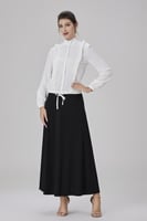 بلوزة شيفون بكشكش