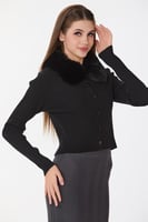 جاكيت استريتش صوف ناعم