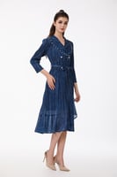 فستان بليسية مع لؤلؤ