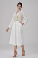 سترة بيج بتقليم رصاصي