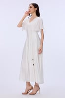 فستان كريب سكري