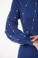 فستان استريتش مع اكسسوار