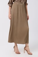 تنورة كريب بليسيه ناعم