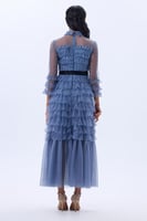 فستان تول كريستال