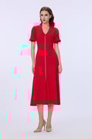 فستان استرتش احمر