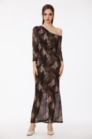 فستان تول استرتش