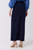 تنورة كريب استرتش كحلي