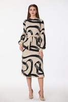 فستان صوف استريتش