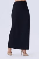 تنورة أسود مكسي