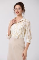 بلوزة اورغنزا بكشكش