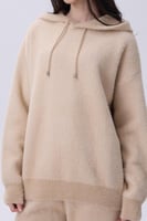 طقم قطني بلون بيج