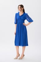 فستان شيفون ازرق ملكي