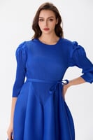 فستان بليسية أزرق