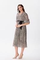 فستنان شيفون كلاسيكي