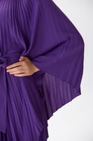 فستان بليسية شيفون بنفسجي