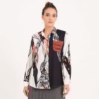 بلوزة مطبوعة