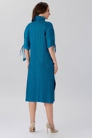 فستان بليسية ازرق