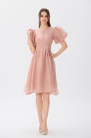 فستان اورغنزا بودر بينك بقصة كروسية