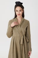 فستان شمواه كاكي