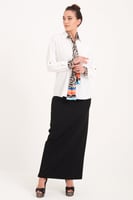 بلوزة ابيض سادة