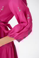 فستان قطن بكريستال