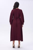 فستان شتوي احمر