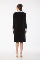 فستان مخمل مع كريستال