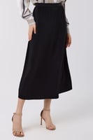 تنورة كريب بليسيه ناعم