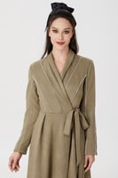 فستان شمواه كاكي