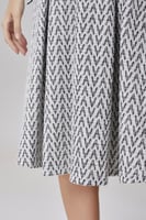 فستان تويد رصاصي