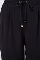 بنطلون قطن أسود