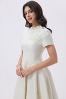 فستان قصير أوف وايت للعيد | Prando