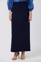 تنورة كريب استرتش كحلي