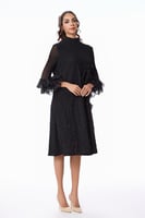 فستان بليسيه اسود