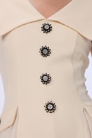 فستان كريب بازرار مميزة