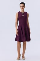 فستان عنابي