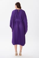 فستان بليسية شيفون بنفسجي