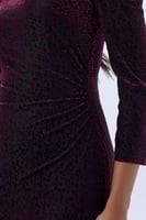 فستان تول بنقشة الفهد