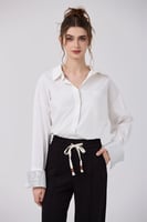 بلوزة شيفون مع كريستال