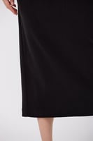 تنورة كريب استرتش أسود