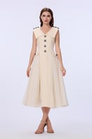 فستان كريب بازرار مميزة