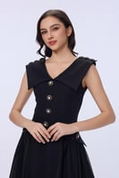 فستان كريب بازرار مميزة