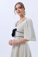 فستان كلوش كريب