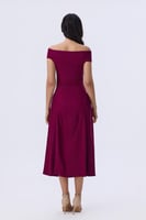 فستان أوف شولدر فوشي