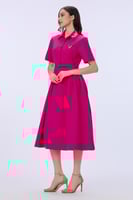 فستان كريب فوشي