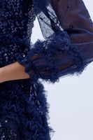 فستان تول مع ترتر